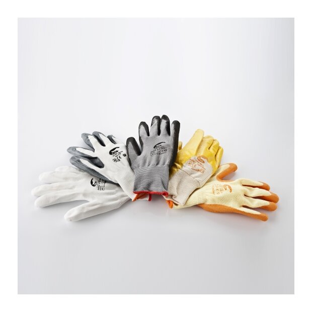 Arlows PU-Work gloves, Grey – 1 pair