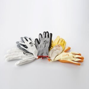Arlows PU-Work gloves, Grey – 1 pair